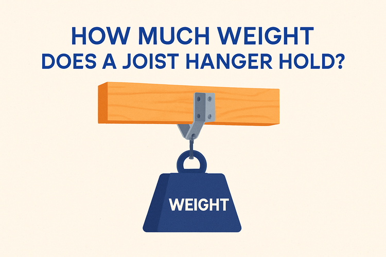 how much weight does a joist hanger hold image