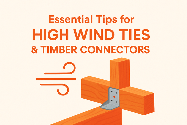 Essential tips for High Wind ties & timber connectors in construction image