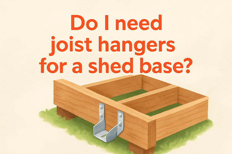 do i need joist hanger for shed base image