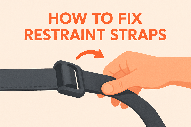 how to fix restraint straps image