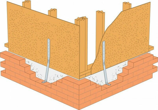 10x Simpson Strong-Tie ETFSS 800mm Hold Down Strap Stainless Steel