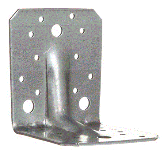 Simpson Strong-Tie ABR105 105mm x 105mm x 90mm Reinforced Angle Bracket Pre-Galv