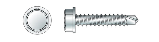 Self-Drilling Screws HEX Head Self Drills