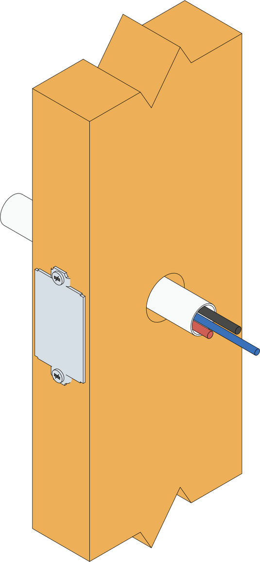 Simpson Strong-Tie NS1 Steel Nail Stopper 38mm x 75mm 0006