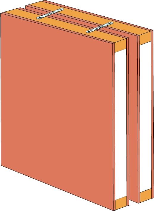 Simpson Strong-Tie PWT200 200mm Party Wall Tie Mild Steel Pre Galvanised