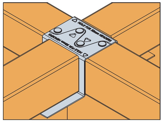 Simpson Strong-Tie ZS35N - ZS38N- ZS45N - ZS47N Steel Slotted Z Clip