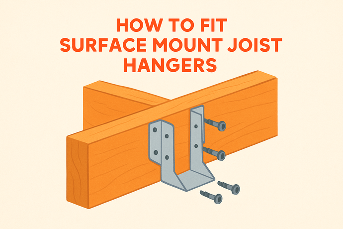 How To Fit Surface Mount Joist Hangers