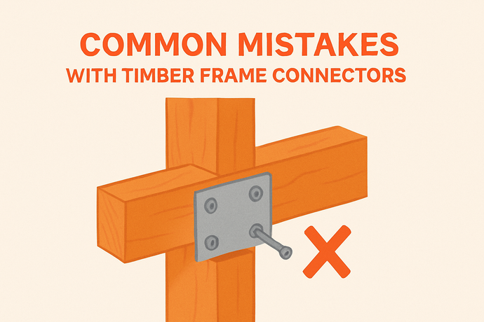 Common Mistakes With Timber Frame Connectors