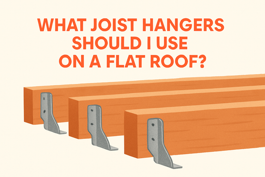 what joist hangers should i use on a flat roof image