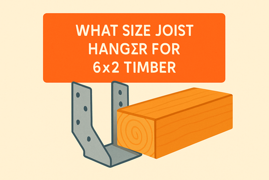 what size joist hanger for 6 x 2 timber image
