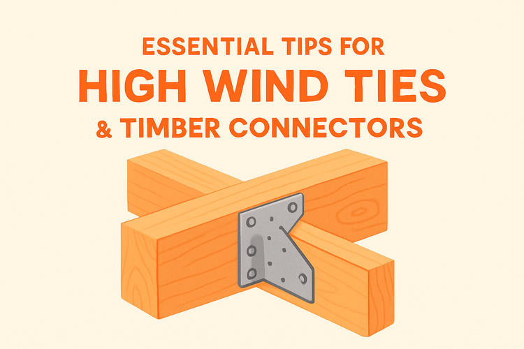 Essential tips for High Wind ties & timber connectors for timber projects image