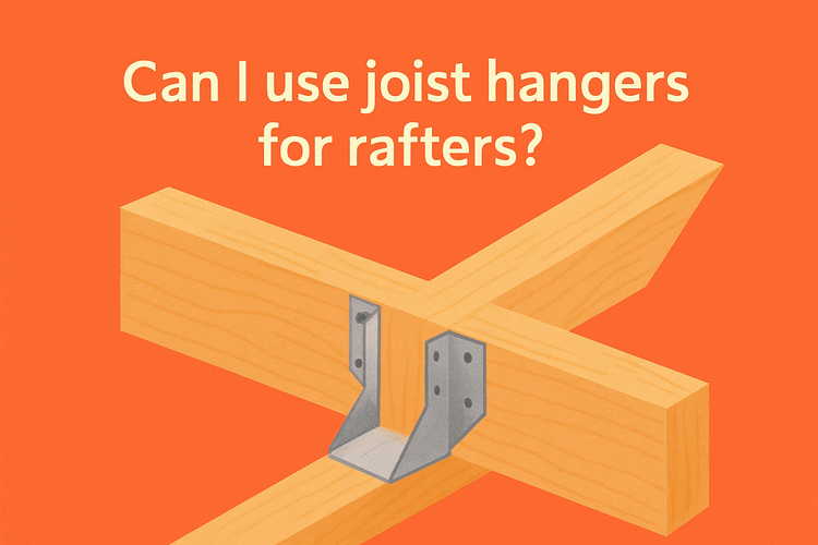 can i use joist hangers for rafters image