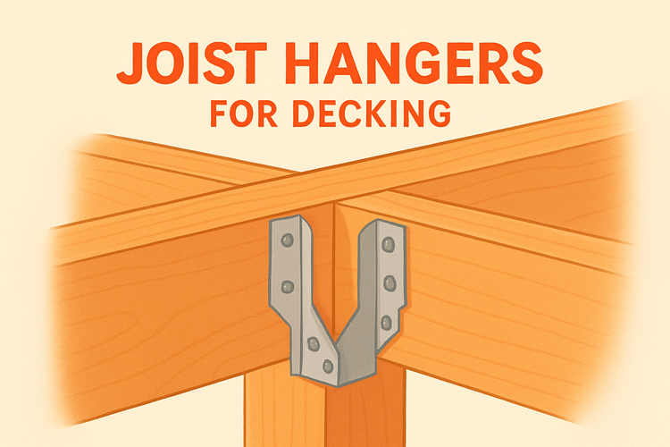 what joist hangers for decking image