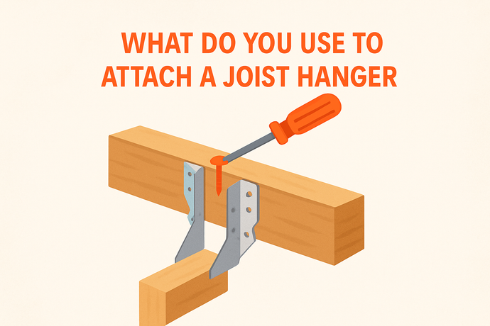 What Do You Use To Nattach A Joist Hanger