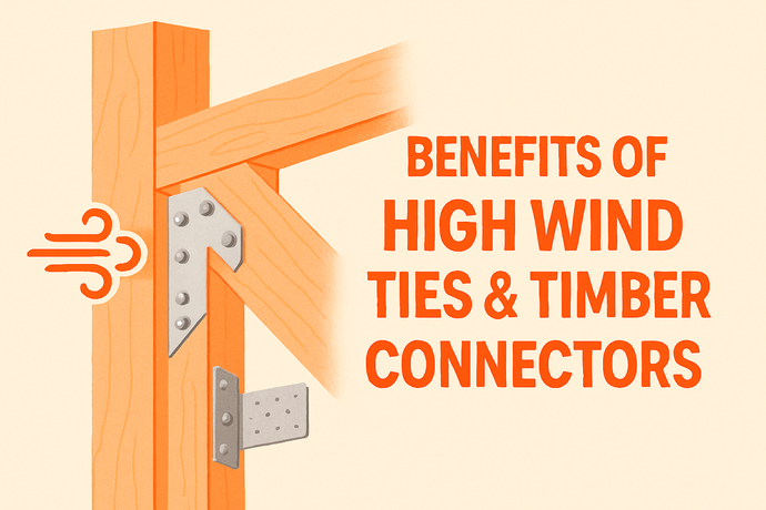 Benefits Of High Wind Ties & Timber Connectors For Timber Projects