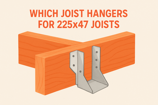 which joist hangers for 225x47 joists image