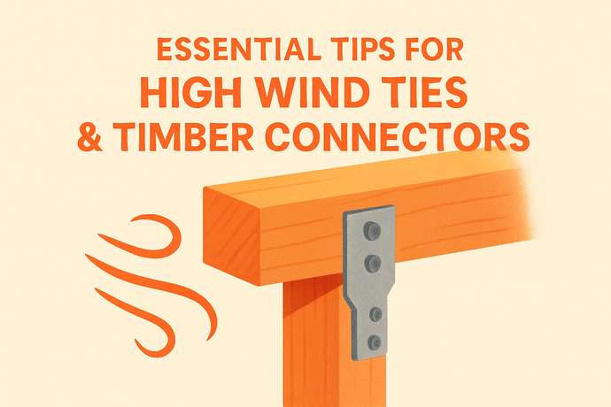 Essential Tips For High Wind Ties & Timber Connectors For Builders