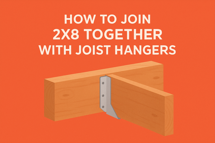 How Fix 8 X 2 Join 2x8 Together Joist Hangers