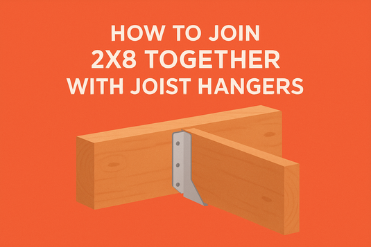 how fix 8 x 2 join 2x8 together joist hangers image