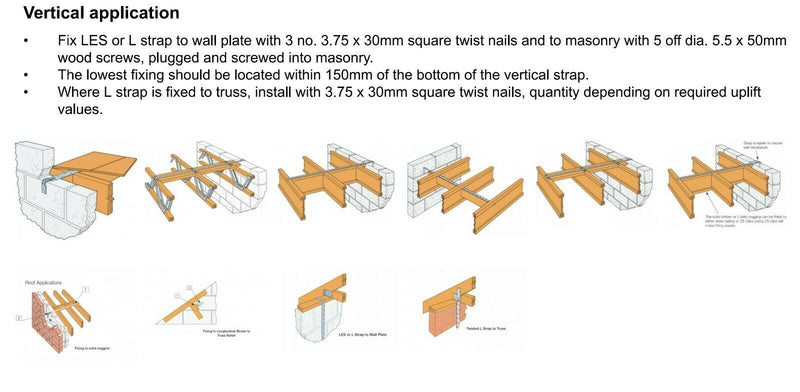 Load image into Gallery viewer, Simpson StrongTie H10B10 Heavy Duty Lateral Restraint Strap 1000mm Bent 100m
