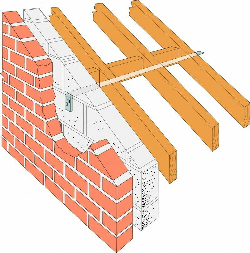 Load image into Gallery viewer, Simpson StrongTie H10B10 Heavy Duty Lateral Restraint Strap 1000mm Bent 100m
