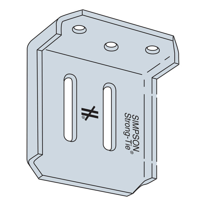 Simpson Strong-Tie SLIDE CLIP HD OF WALL 3.25IN W/SCRW 25PK